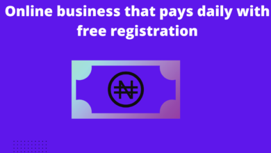 Online business that pays daily with free registration